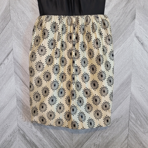 Milly Silk Starburst Deep Plunge Mini Dress Size 2 - Picture 3 of 10